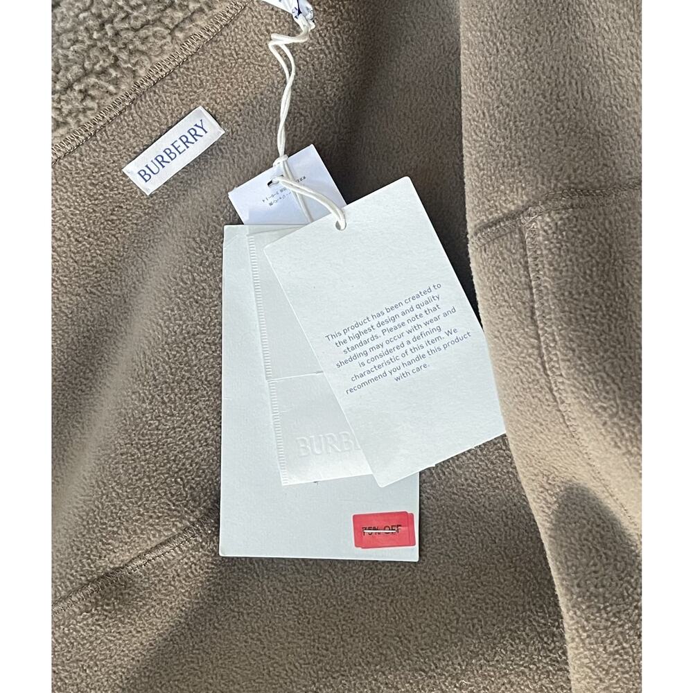 $2,695 NWT Burberry Solid Brown Front Button Heavy Chore Jacket Size 2XL - Picture 10 of 10